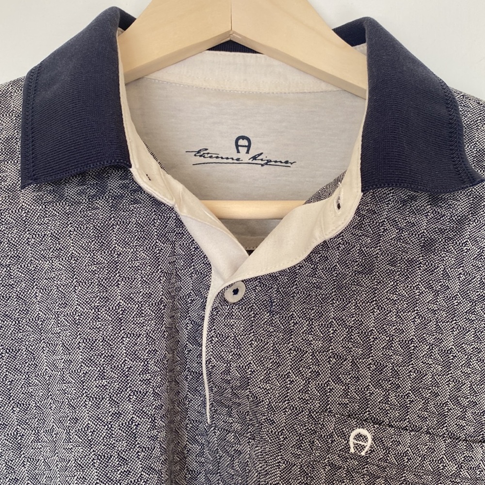 Etienne Aigner polo shirt with beautiful design size Medium. - Picture 4 of 5